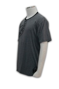 T151 tee shirt printing t恤燙畫  訂製團體活動衫公司      灰色  合身 t 